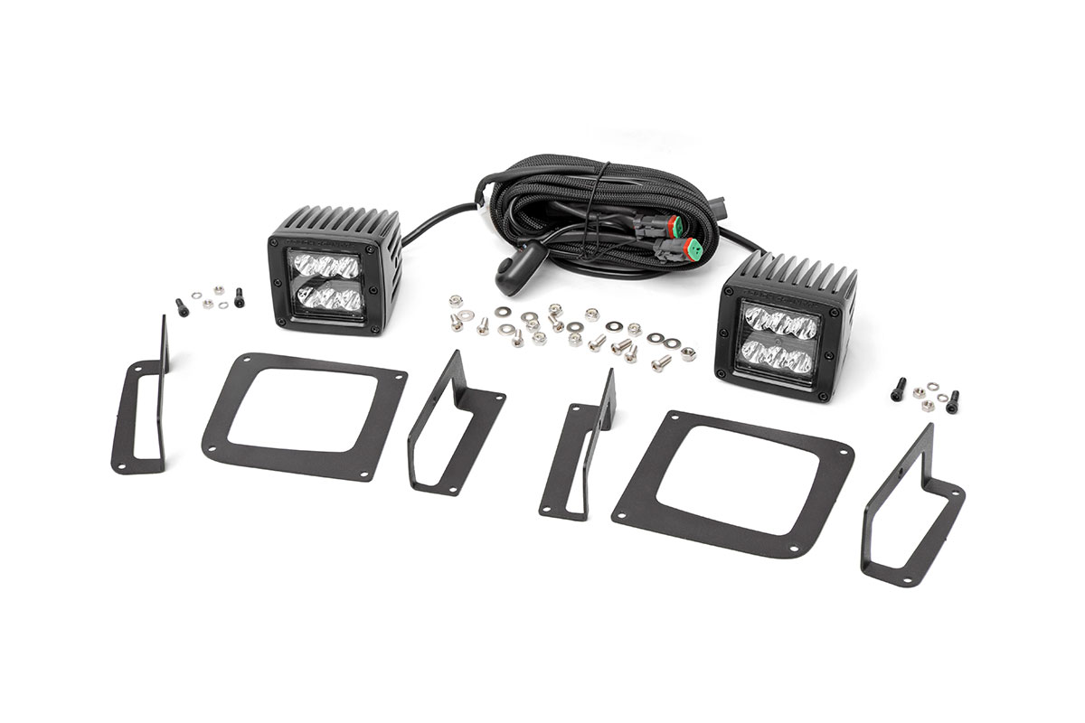 GMC Sierra 1500 LED Light Kit - Fog Mount - Rough Country - 2